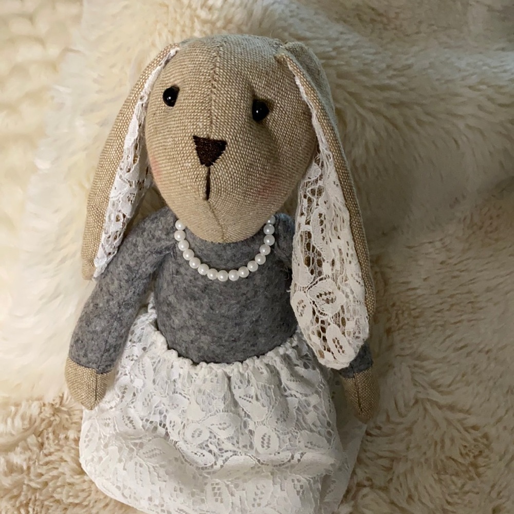 Cottontail Lane Stuffed Bunny